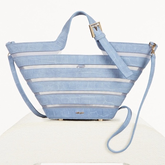 Cult Gaia May Laszlo Mini Crossbody Bag Maya Blue - Picture 2 of 13